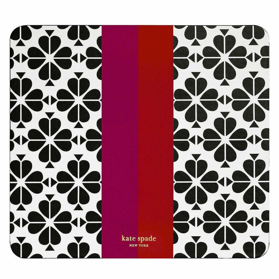 Desk Accessories | Kate Spade New York Kate Spade New York Black Spade Flower Mouse Pad