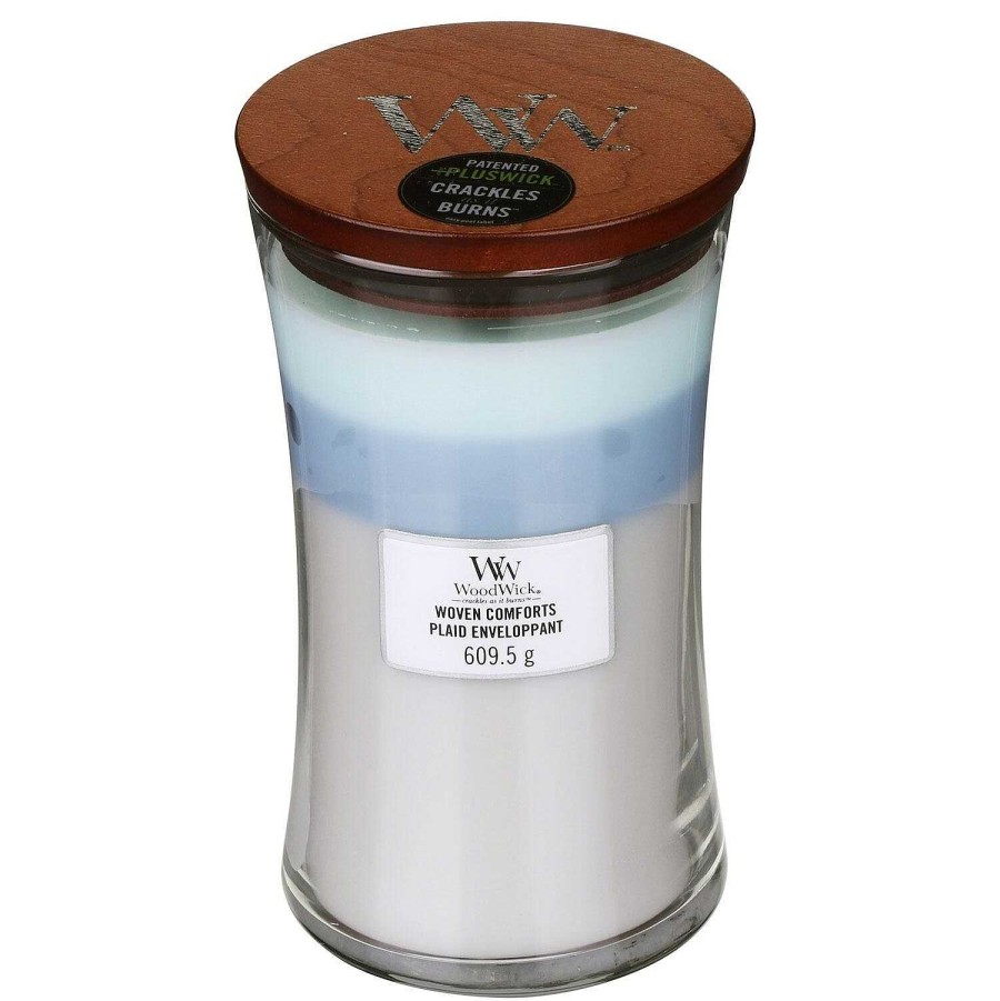 Glass Candles | WoodWick Woodwick Woven Comforts Large Trilogy Candle