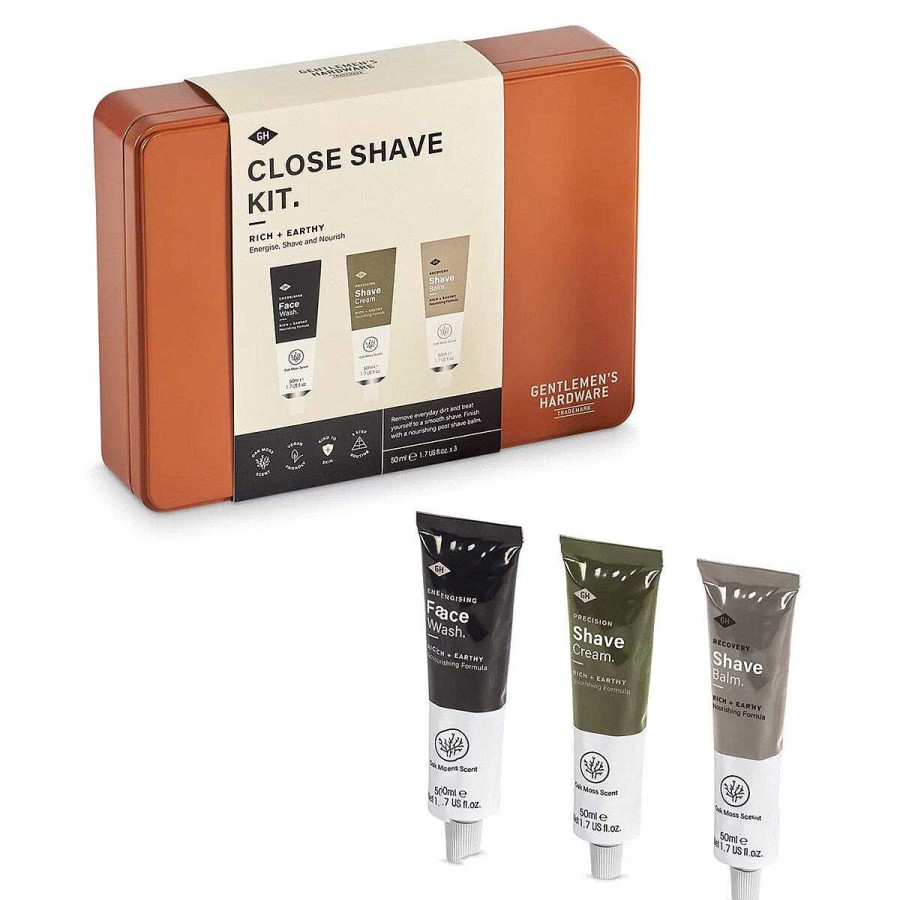 Gift Sets | Gentlemen's Hardware Gentlemen'S Hardware Close Shave Kit Dw Collective