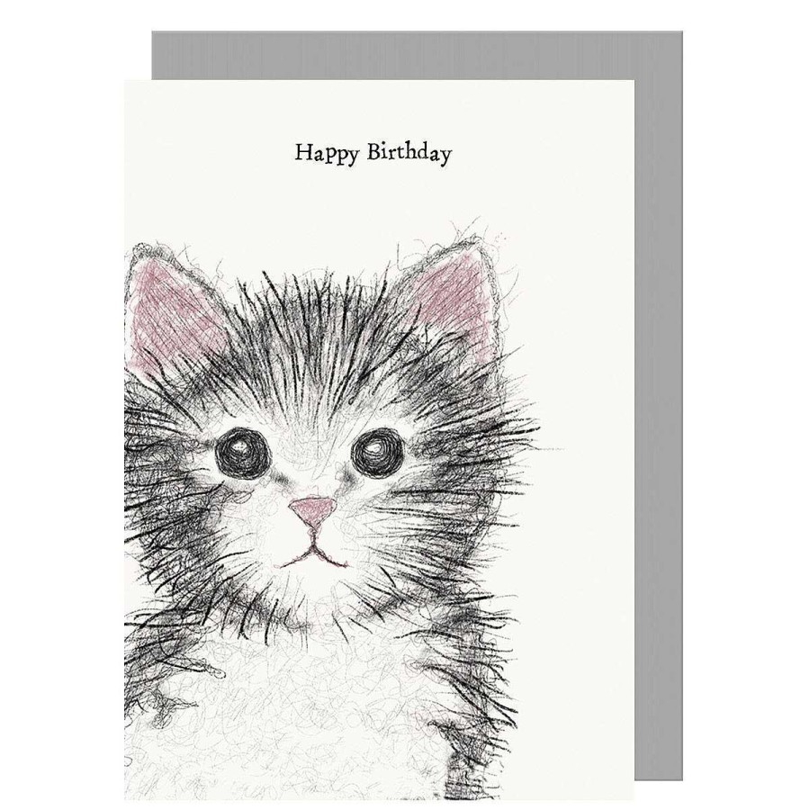 Large Cards | East of India East Of India 'Happy Birthday' Cat Extra Large Birthday Card