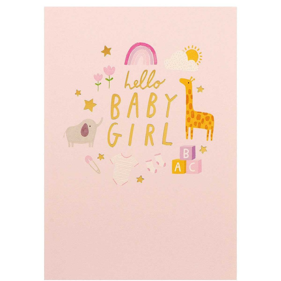 New Baby | Paperlink Paperlink First Chapter Hello Baby Girl New Baby Card