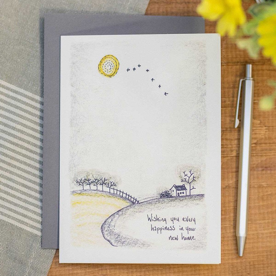 Inspirational | East of India East Of India 'Happiness New Home' Countryside Card