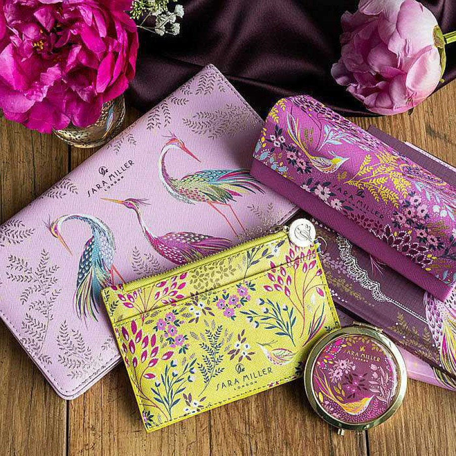 New In | Sara Miller Sara Miller Haveli Garden Mauve Songbird Glasses Case