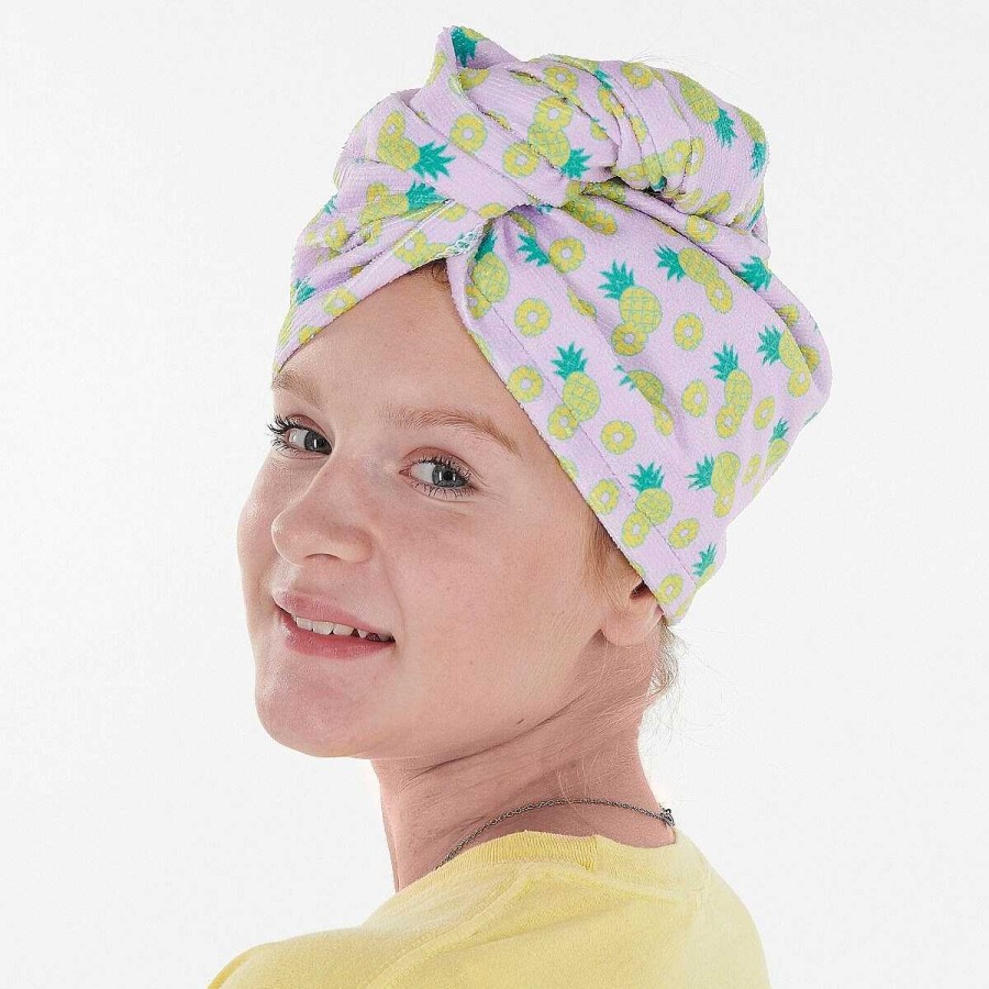 Beauty Accessories | Yes Studio Yes Studio 'That'S A Wrap' Purple Hair Turban