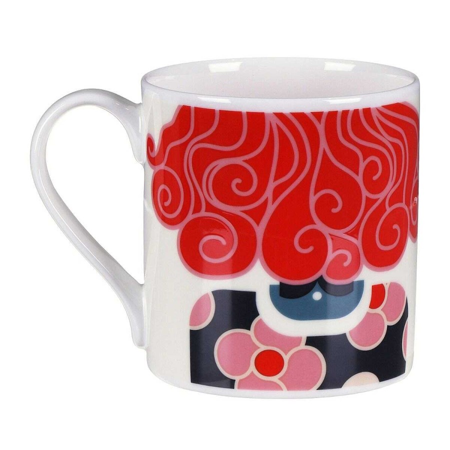 Girlfriend | Orla Kiely Orla Kiely Dee Dee Red Large Mug