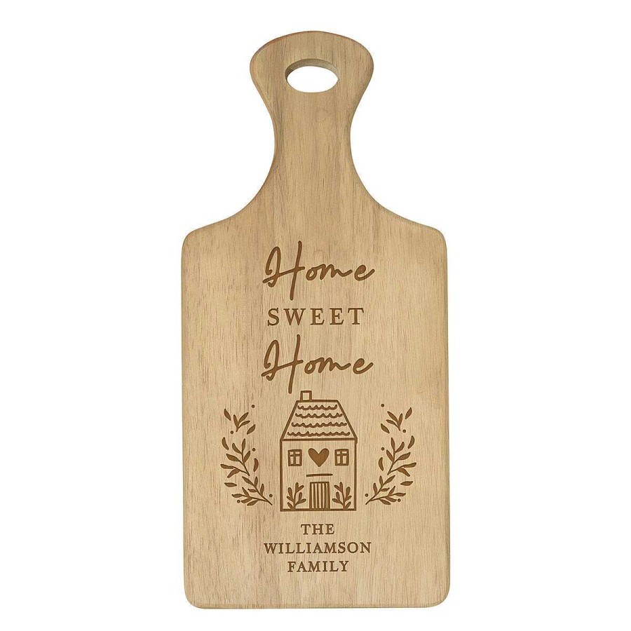 Chopping Boards & Worktop Savers | Temptation Gifts Personalised Home Wooden Paddle Board