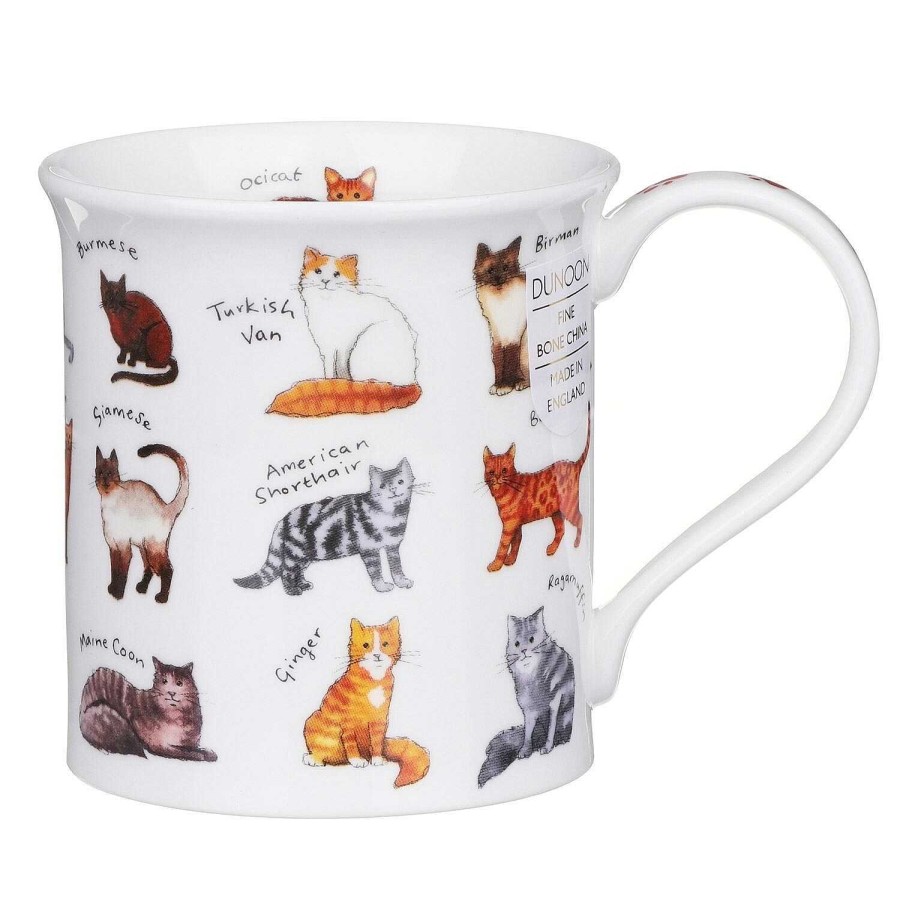 Pet Accessories | Dunoon Dunoon Animal Breeds Cat Bute Shape Mug