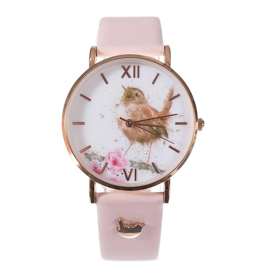 Watches | Wrendale Wrendale 'Little Tweets' Bird Leather Watch