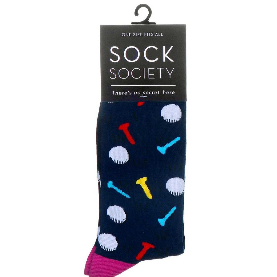 For Groomsmen | Sock Society Sock Society Navy Golf Socks