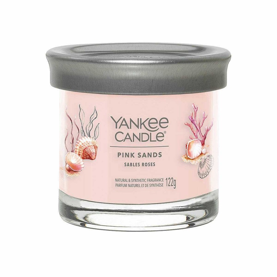 Glass Candles | Yankee Candle Yankee Candle Pink Sands Signature Small Tumbler Candle