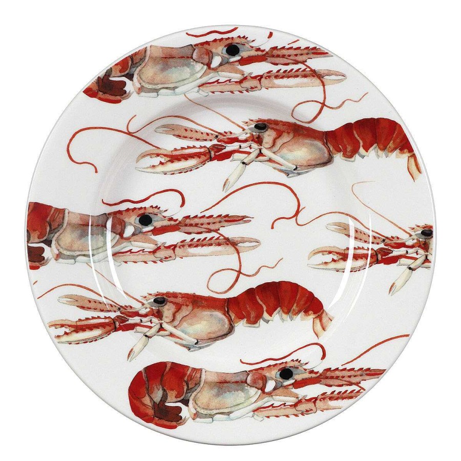 Plates | Emma Bridgewater Emma Bridgewater Shellfish Langoustine 8 1/2 Inch Plate