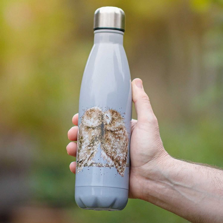 Travel | Wrendale Wrendale 'Birds Of A Feather' Owl 500Ml Water Bottle