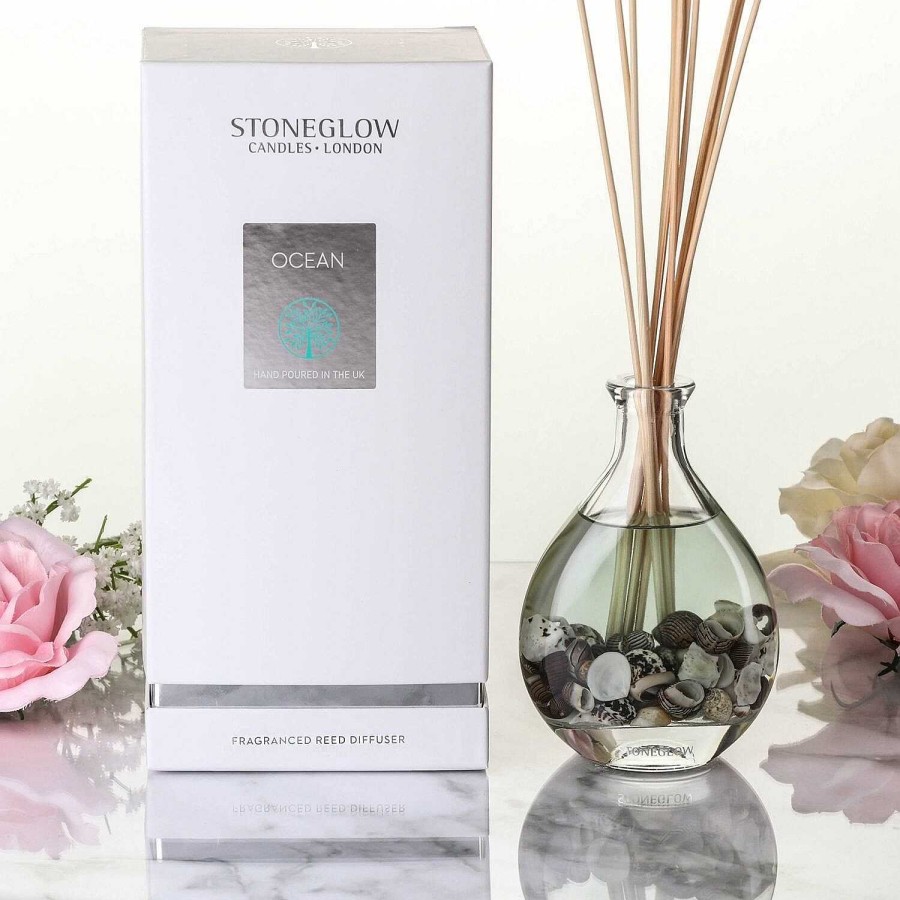 Reed Diffusers | Stoneglow Stoneglow Nature'S Gift Ocean Reed Diffuser