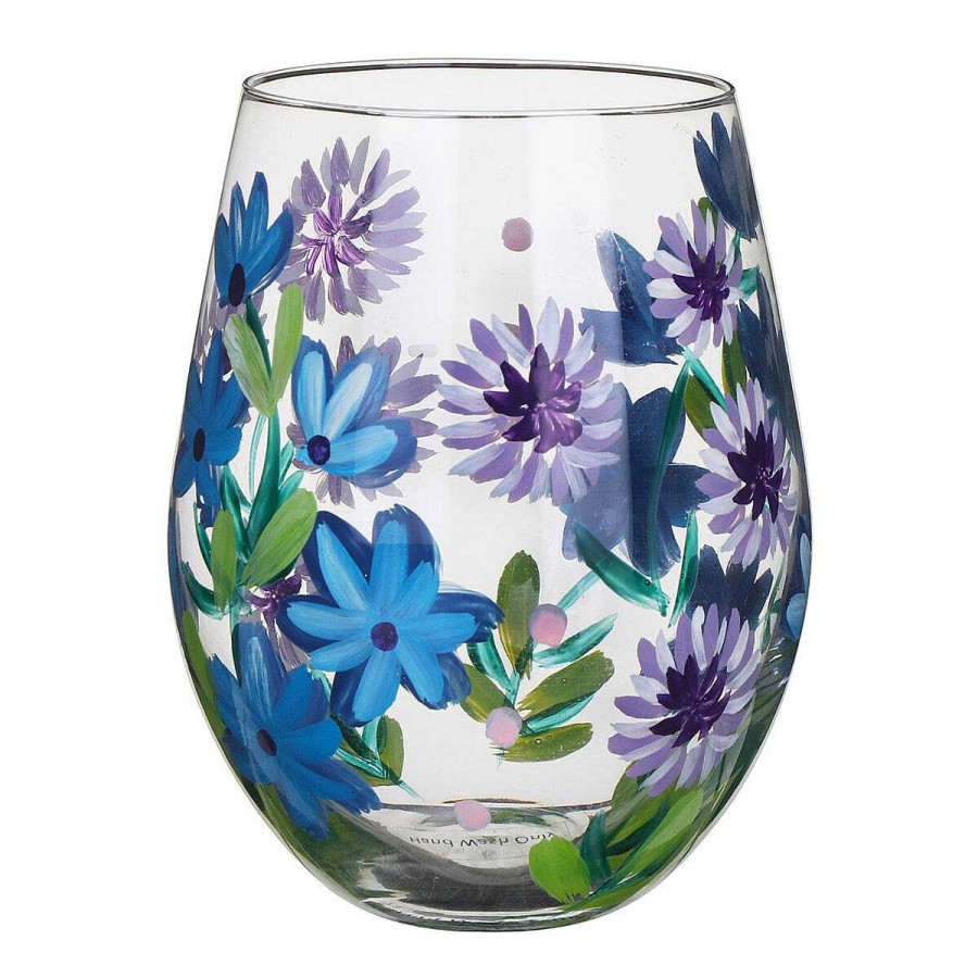 Glassware | Lynsey Johnstone Lynsey Johnstone Cornflowers Stemless Glass