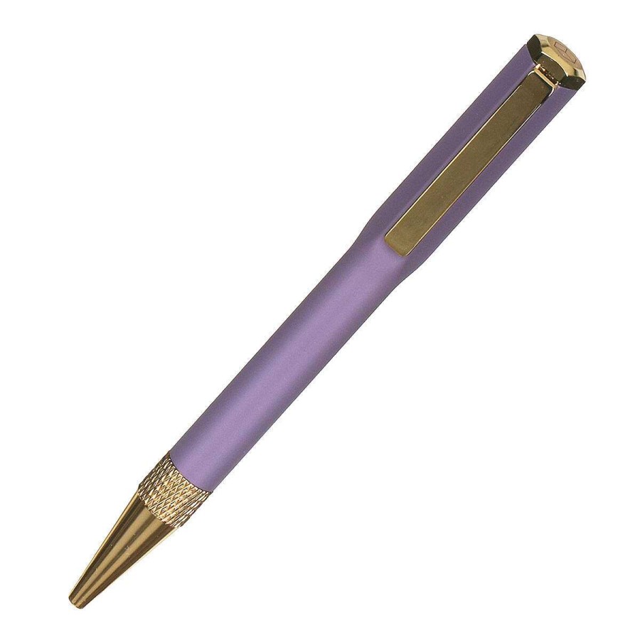 Pens & Pencils | Designworks Ink Designworks Ink Dusty Lilac & Gold Boxed Ballpoint Pen