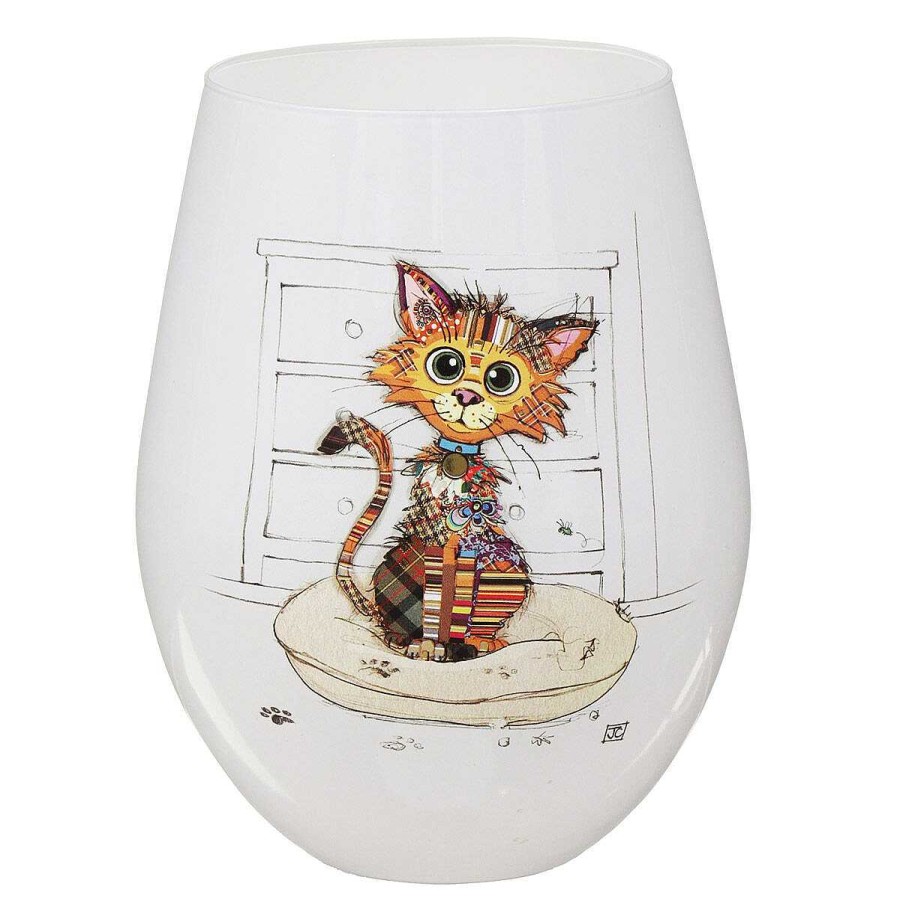 Glassware | Bug Art Bug Art Kimba Kitten Stemless Glass