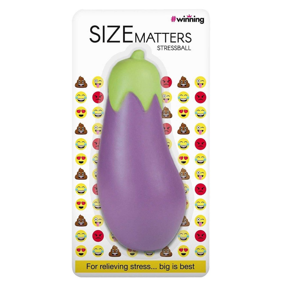 Stress Toys | The Source The Source Size Matters Aubergine Stress Ball