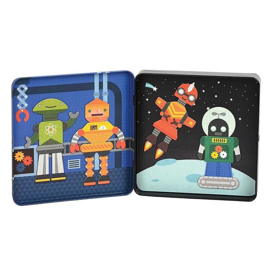 Children | Petit Collage Petit Collage Robot Remix Magnetic Play Set