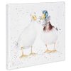 Art Prints | Wrendale Wrendale 'Not A Daisy Goes By' Duck Small Canvas