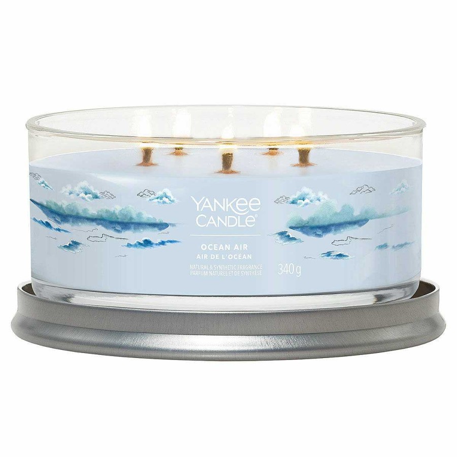 Glass Candles | Yankee Candle Yankee Candle Ocean Air Signature Multi-Wick Tumbler Candle