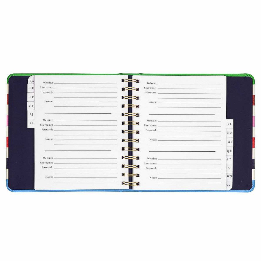 Desk Accessories | Kate Spade New York Kate Spade New York Adventure Stripe Password Book