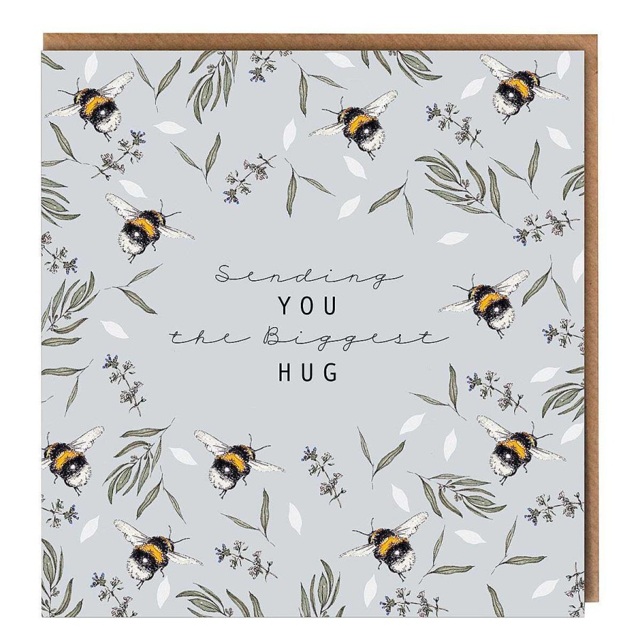 Sympathy | Toasted Crumpet Toasted Crumpet Bumblebee 'Sending You The Biggest Hug' Card