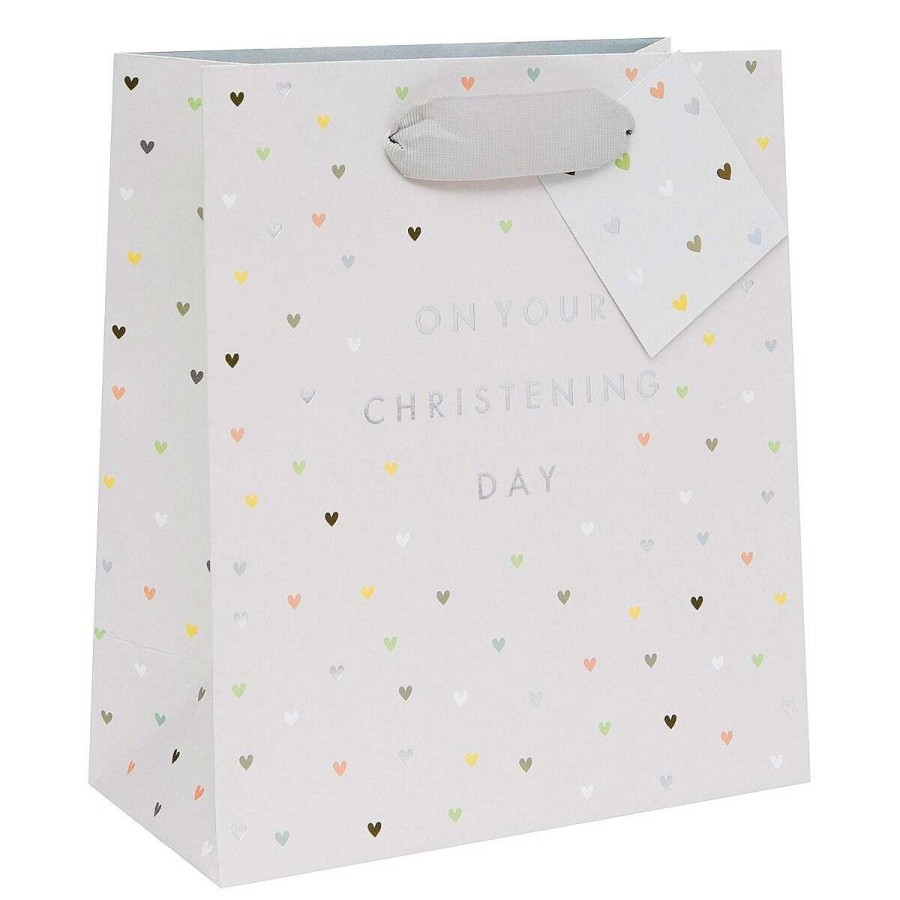 Gift Wrap | Glick Glick 'On Your Christening' Medium Gift Bag