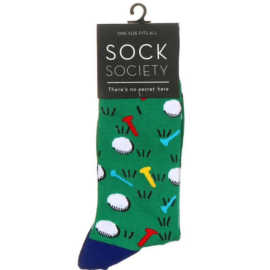 For Groomsmen | Sock Society Sock Society Green Golf Socks