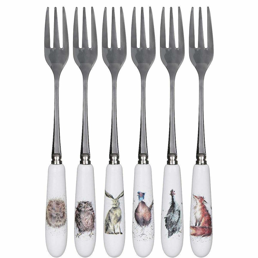 Lunch & Picnic | Wrendale Wrendale Set Of 6 Pastry Forks