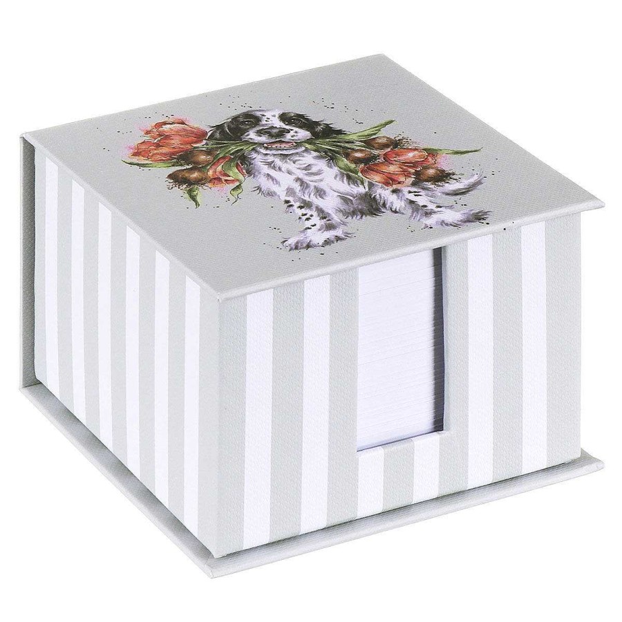 Desk Accessories | Wrendale Wrendale Blooming With Love Dog Memo Block