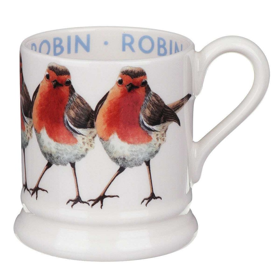 For The Home | Emma Bridgewater Emma Bridgewater Birds Robin Half Pint Mug