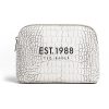 Make Up Bags | Ted Baker Ted Baker Lavelo Imitation Croc White Makeup Bag