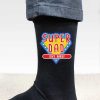 Personalised / Experience | Temptation Gifts Personalised Super Dad Men'S Socks