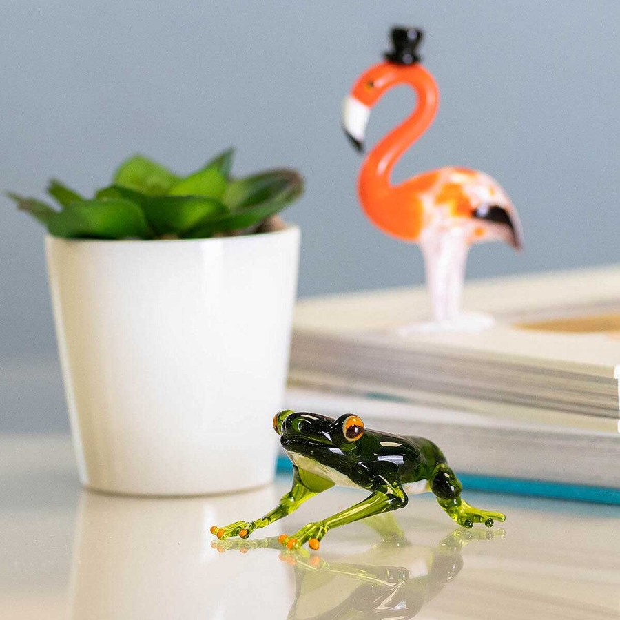 Home & Gadgets | Temptation Temptation Glass Green Frog