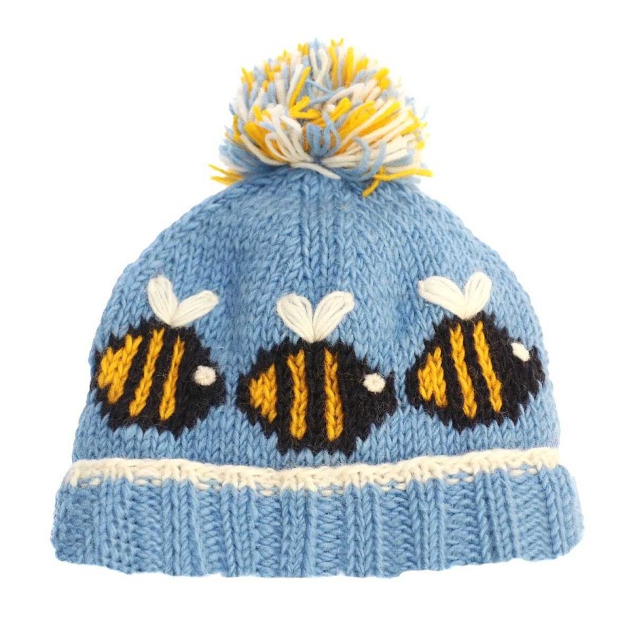 Fashion & Jewellery | Pachamama Pachamama Kids Bobble Hat Bumble Bee