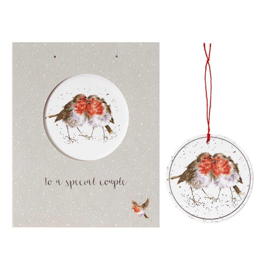 Christmas | Wrendale Wrendale 'To A Special Couple' Christmas Card With Tree Decoration