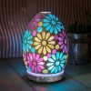 Other Home Fragrance | Desire Desire Blue Flower Mosaic Egg Colour Changing Aroma Humidifier