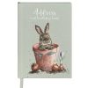 Stationery | Wrendale Wrendale 'The Flower Pot' Rabbit Address & Birthday Book