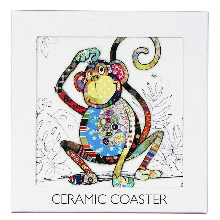 Coasters & Placemats | Bug Art Bug Art Monty Monkey Coaster