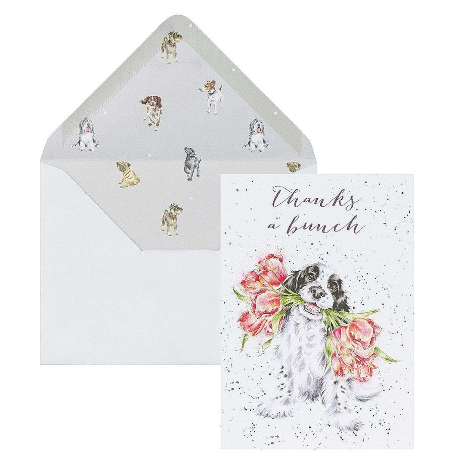 Thank You | Wrendale Wrendale 'Blooming With Love' Dog Thank You Note Writing Set