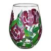 Glassware | Lynsey Johnstone Lynsey Johnstone Roses Stemless Glass