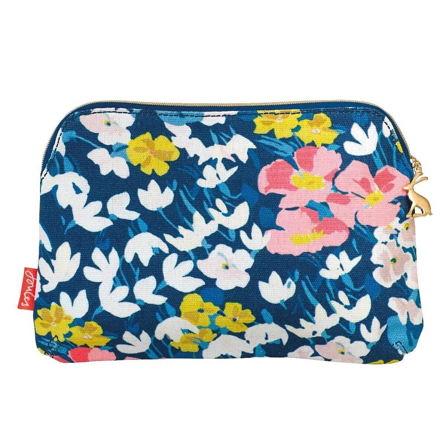 Make Up Bags | Joules Joules Floral Print Medium Zip Pouch