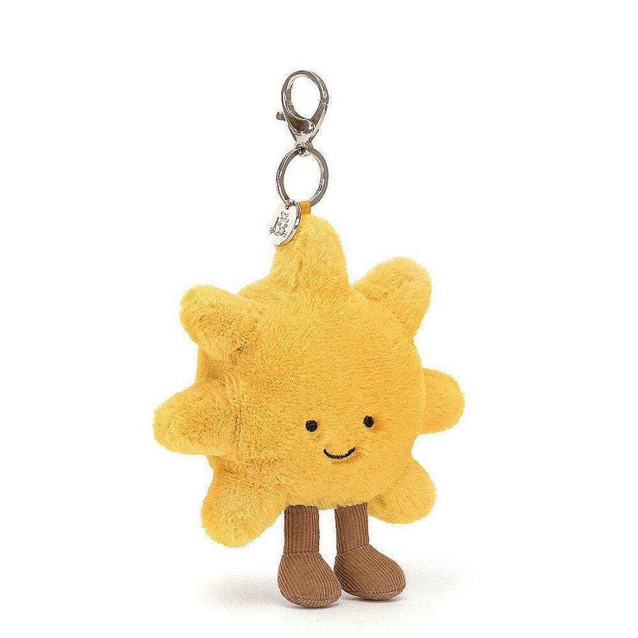 Keyrings & Bag Charms | Jellycat Jellycat Amuseable Sun Bag Charm