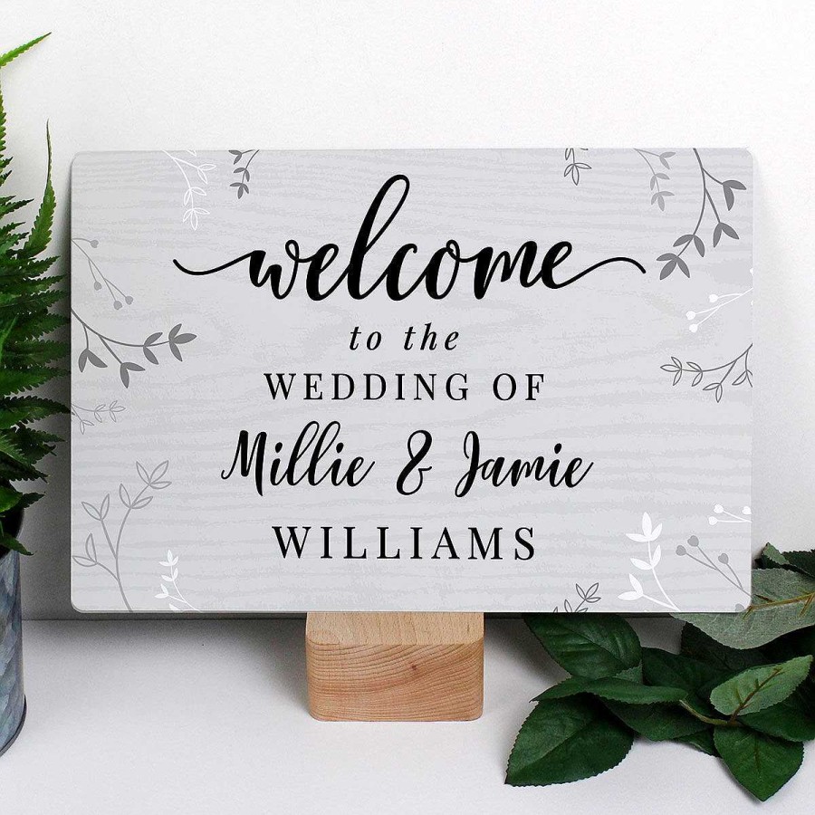 Personalised / Experience | Temptation Gifts Personalised Welcome Metal Sign