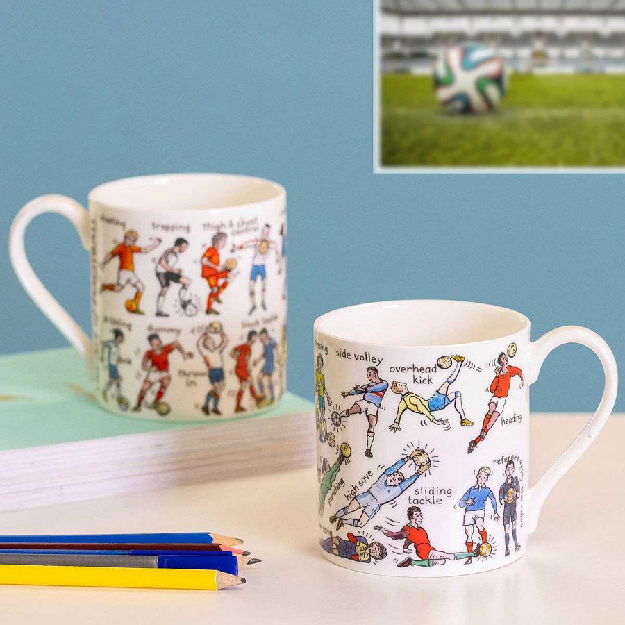 Dad | McLaggan Smith Mclaggan Smith Picturemaps The Art Of Football 350Ml Mug