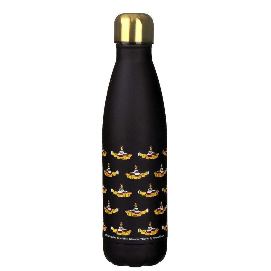 Water Bottles | House Of Disaster House Of Disaster The Beatles Yellow Submarine 500Ml Thermal Water Bottle