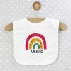 Babies & Toddlers | Temptation Gifts Personalised Rainbow Bib