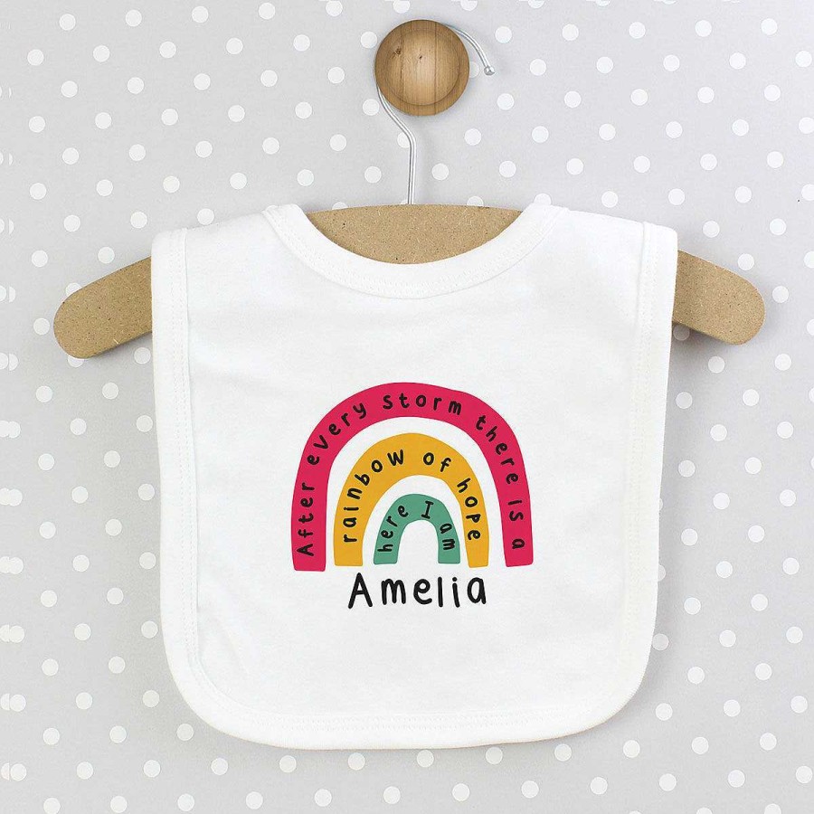 Babies & Toddlers | Temptation Gifts Personalised Rainbow Bib