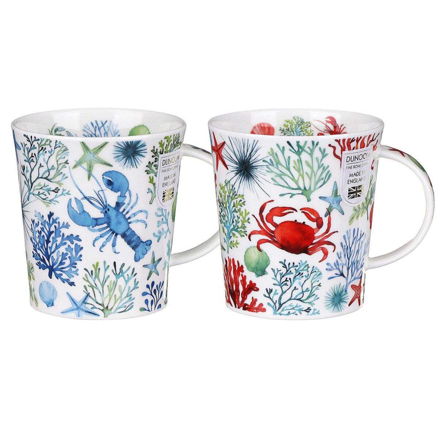 Mug Sets | Dunoon Dunoon Under The Sea Lomond Set Of 2 Mugs