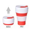 Travel Mugs | Temptation Gifts Mybento Coral Collapsible Travel Cup